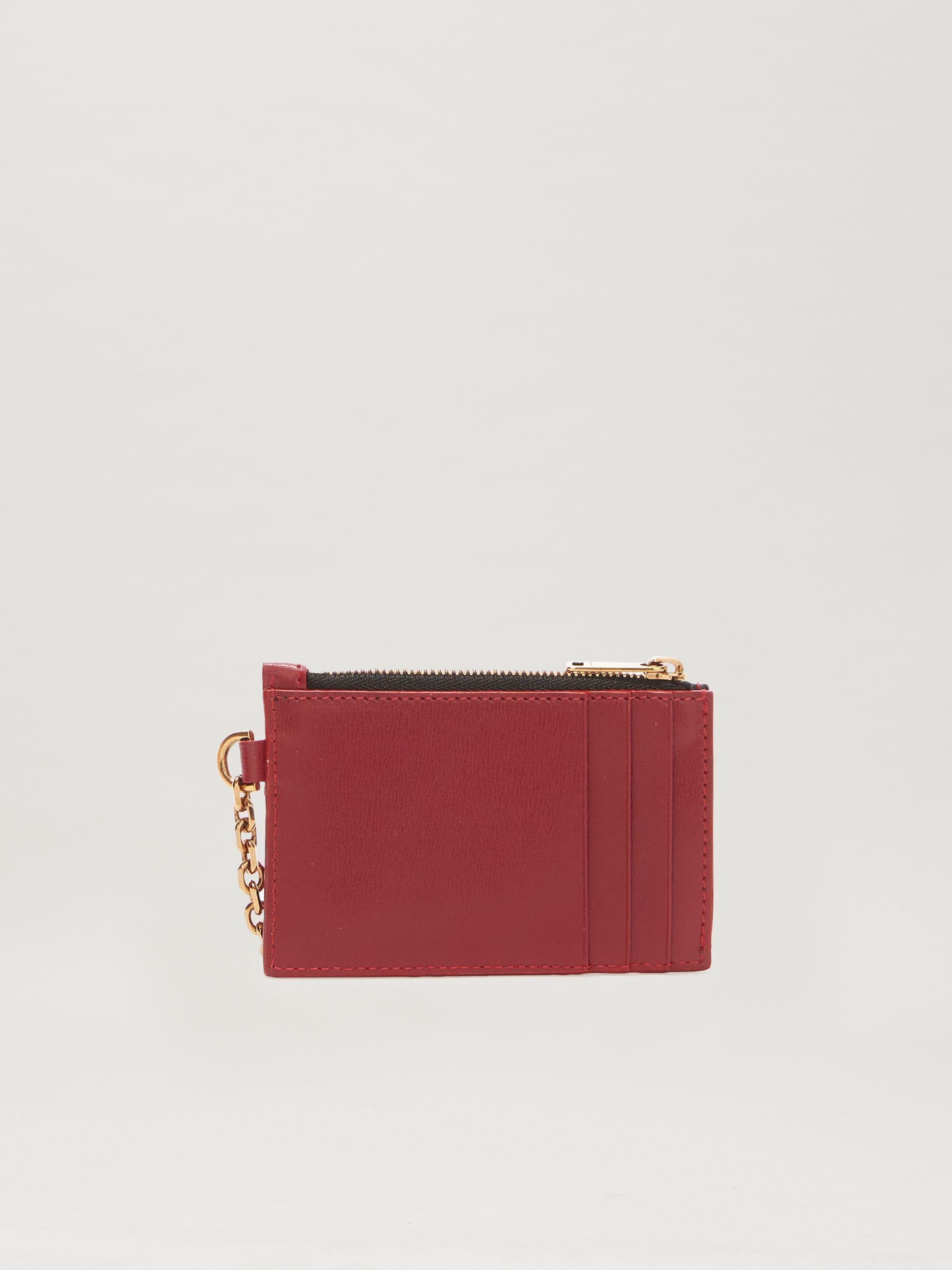 Palm Angels o1gr1nt0425 Size: OS / Beach Chain Card Holder in Ruby Gold Size ONE SIZE - 2 Thumbnail