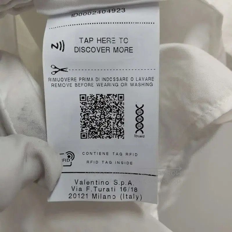 Valentino Valentino White Long Sleeve Cotton Shirt . Size M / US 6-8 / IT 42-44 - 5 Thumbnail
