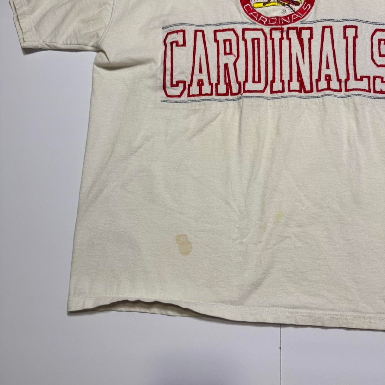 Russell Athletic 1990s St Louis Cardinals White and Red Vintage Tee Baseball Size US M / EU 48-50 / 2 - 3 Thumbnail