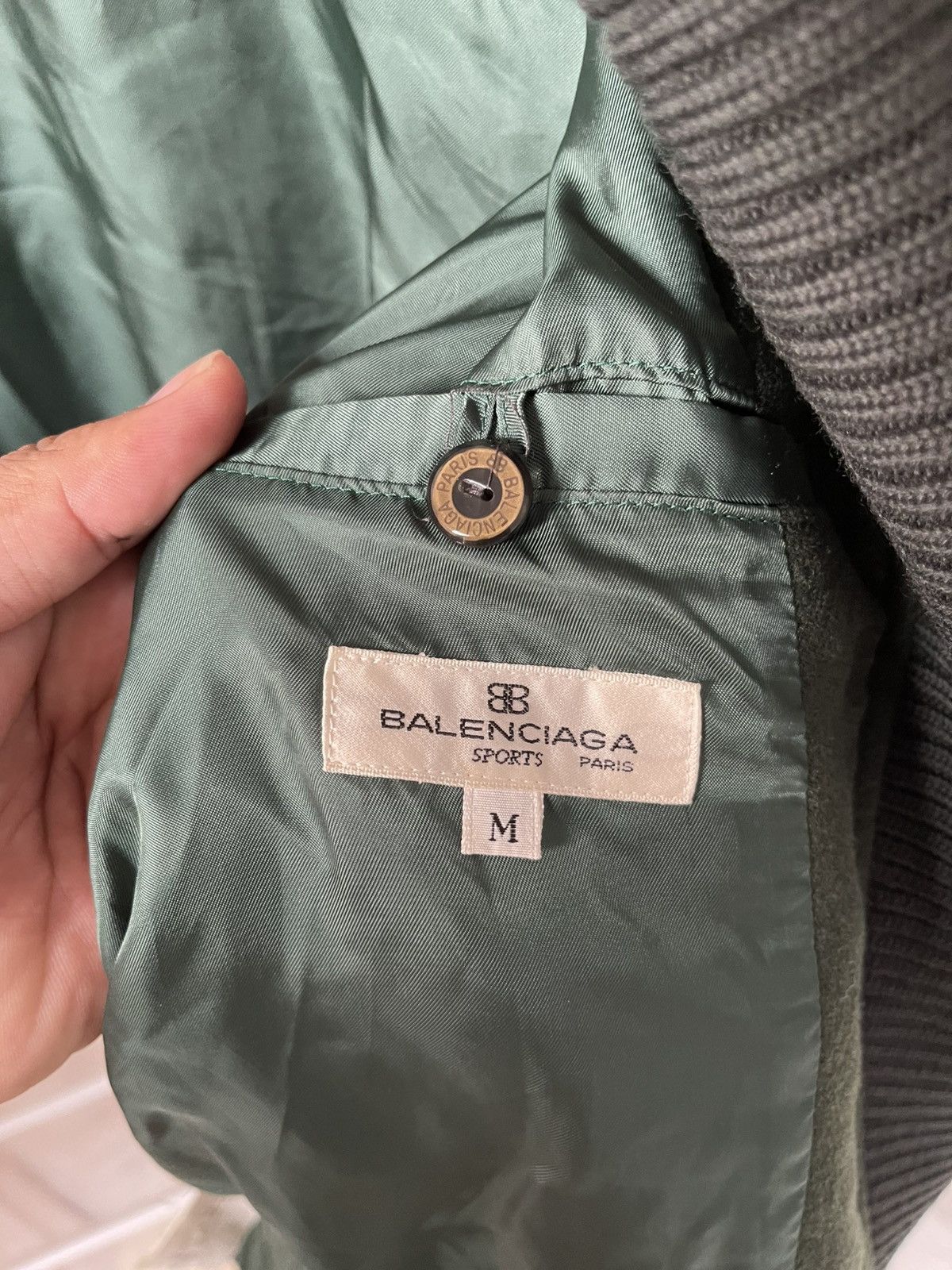 Balenciaga Vintage Balenciaga Wool Jacket Size US L / EU 52-54 / 3 - 17 Thumbnail