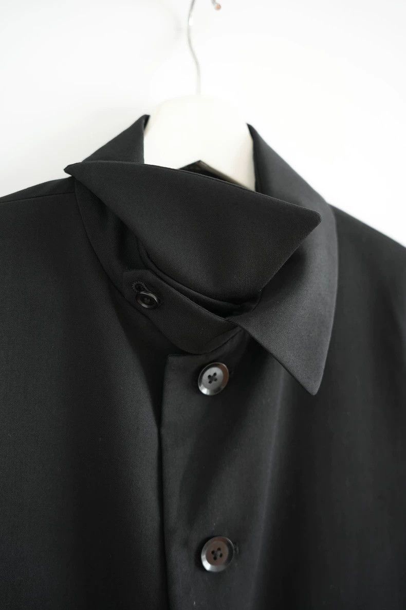 Yohji Yamamoto Yohji Yamamoto Yohji Yamamoto Black Wool Overcoat for Men Size US M / EU 48-50 / 2 - 3 Thumbnail