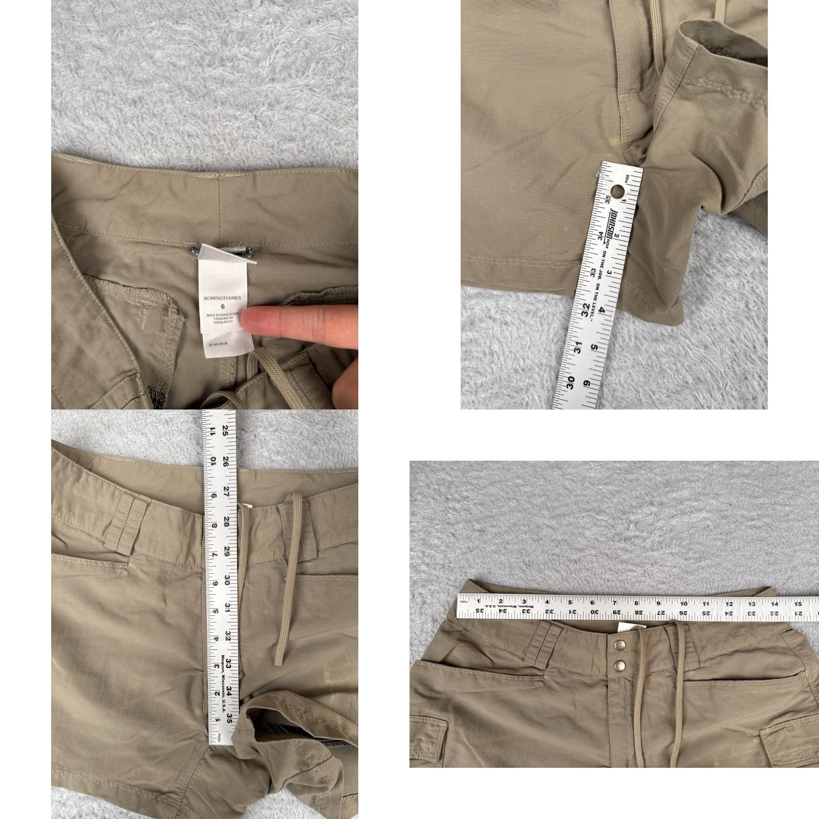 The North Face The North Face Cargo Shorts Womens 6 Beige 100% Nylon, Hiking, Travel, Quick-Dry, Regular Fit, 4 in inseam, Beach, Spring/Summer/Fall Women Size 28" / US 6 / IT 42 - 8 Thumbnail