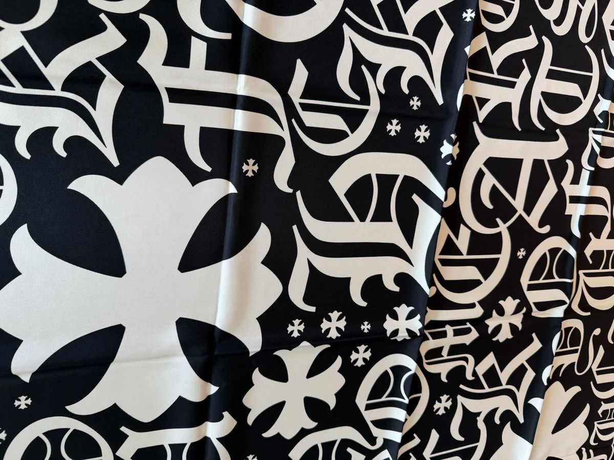 Chrome Hearts Chrome Hearts +CH FU+ All Over Print Silk Scarf Size ONE SIZE - 2 Thumbnail