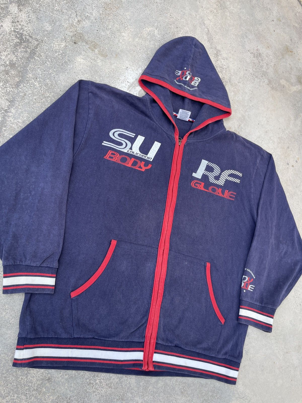 Body Glove × Vintage Vintage Body Glove Zip Up Hoodie Size US XL / EU 56 / 4 - 4 Thumbnail