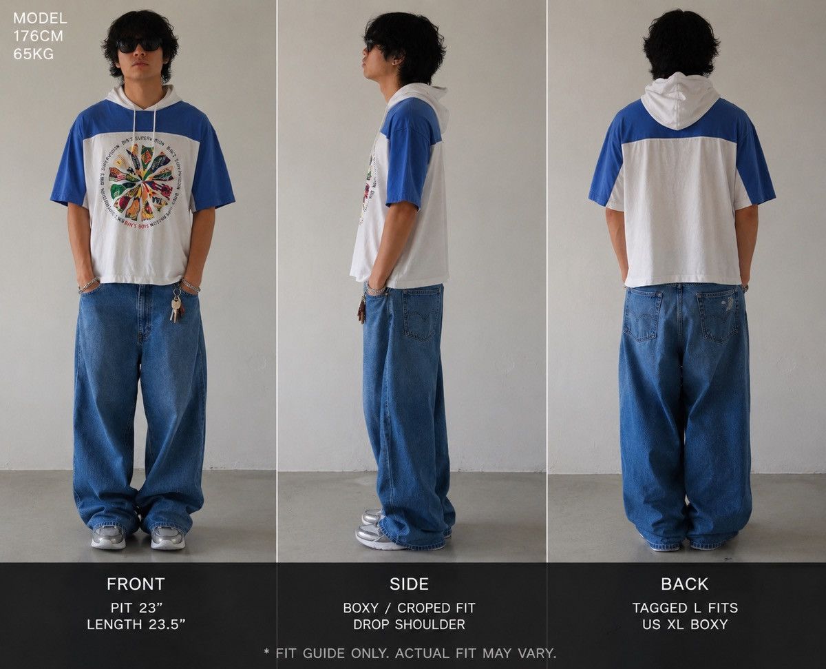 Japanese Brand BIN’S Supervision Japan Hoodie Tee Spellout Archive Size US L / EU 52-54 / 3 - 12 Thumbnail