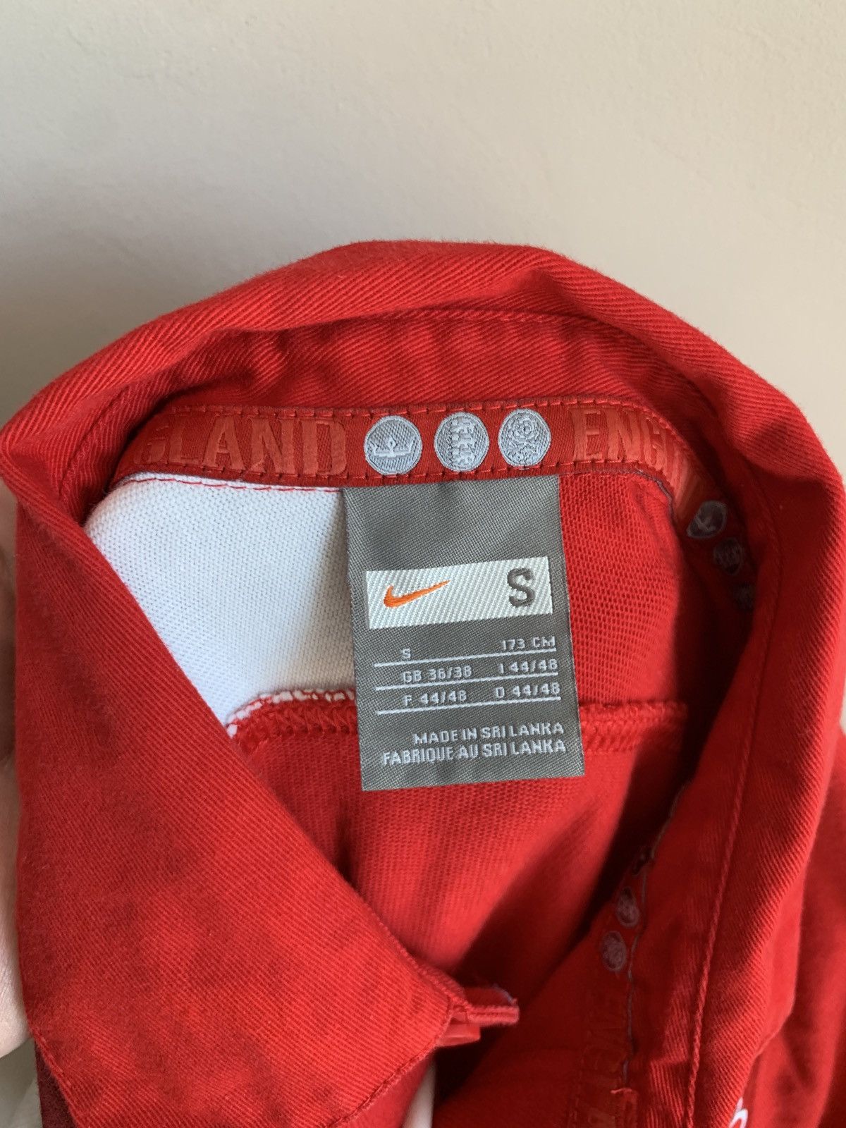 Vintage England Home Vintage Rugby Union Shirt Nike Jersey Size S Size US S / EU 44-46 / 1 - 9 Thumbnail