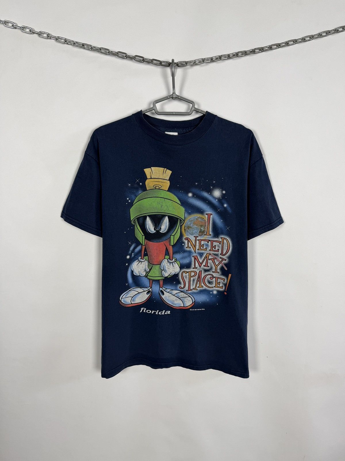 Warner Bros Vintage 1997 Looney Tunes Marvin Martian Warner Bross Size L Size US L / EU 52-54 / 3 - 1 Thumbnail