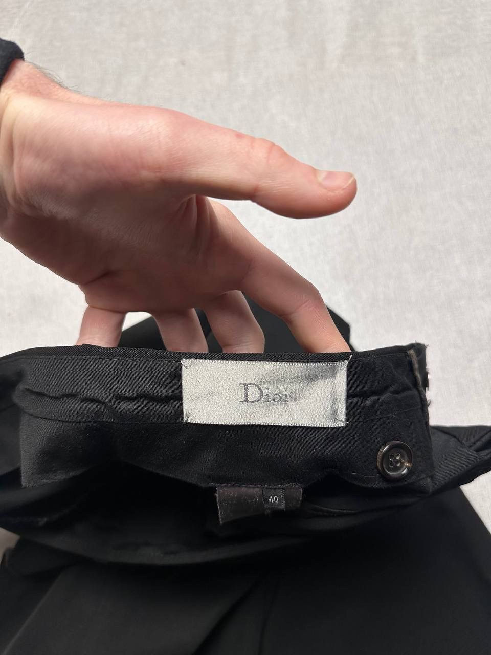 Dior Dior Vintage Rare Black Pants Size 40 Size US 40 / EU 56 - 4 Thumbnail