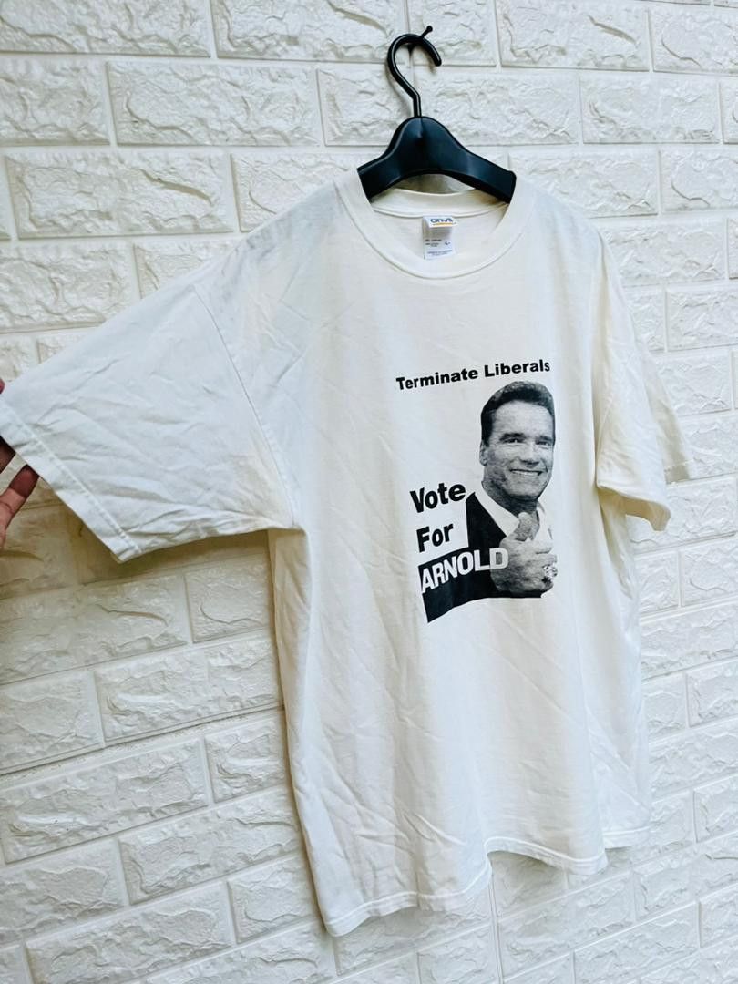 Japanese Brand × Vintage Vintage Arnold Schwarzenegger Vote Designer Fashion Style Size US L / EU 52-54 / 3 - 4 Thumbnail