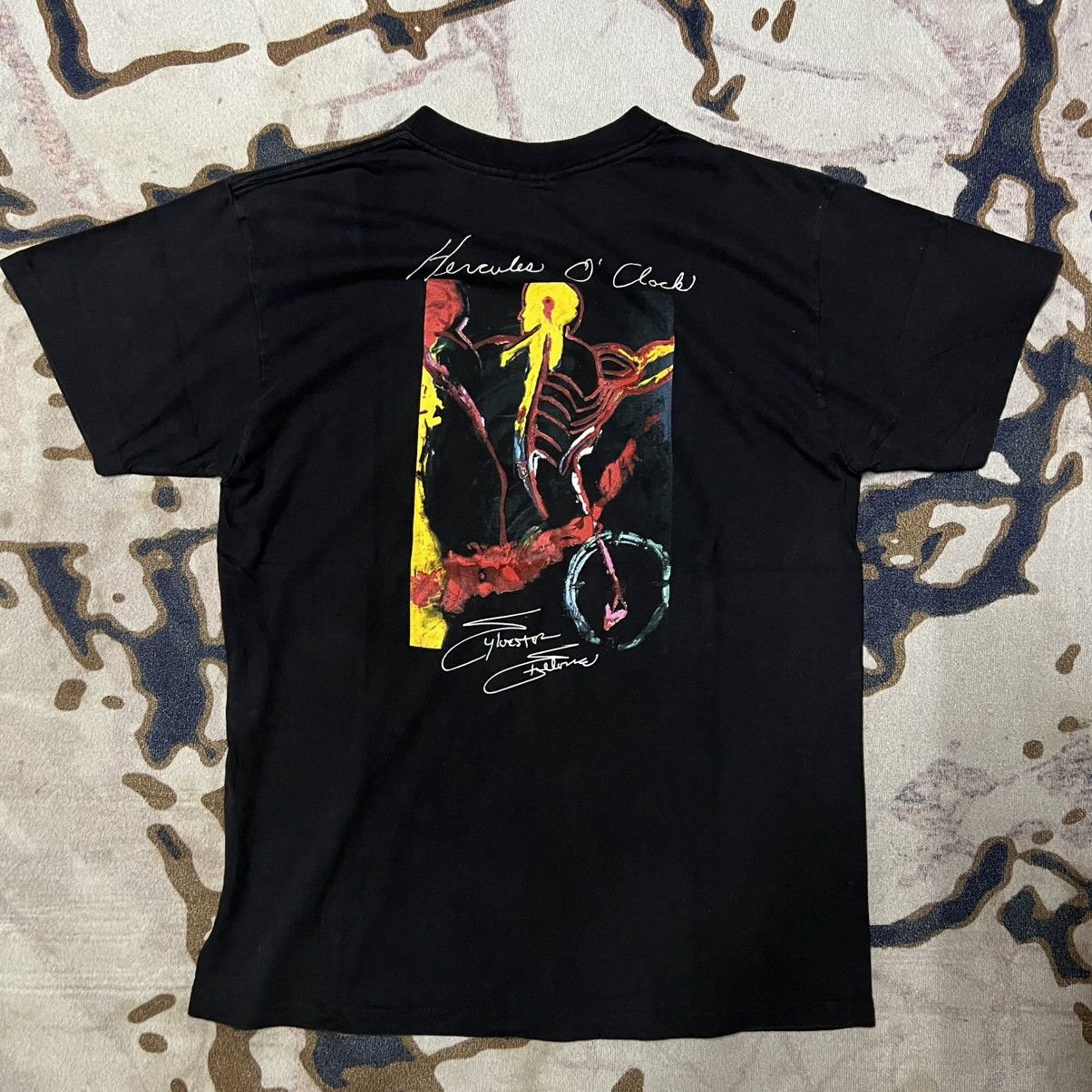 Planet Hollywood Vintage 90s Planet Hollywood x Sylvester Stallone Tee Size US L / EU 52-54 / 3 - 1 Thumbnail