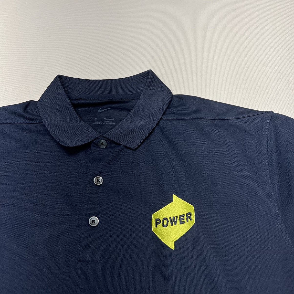 Nike Nike Polo Shirt Blue Golf Embroidered Power Logo Athletic Size US M / EU 48-50 / 2 - 2 Thumbnail