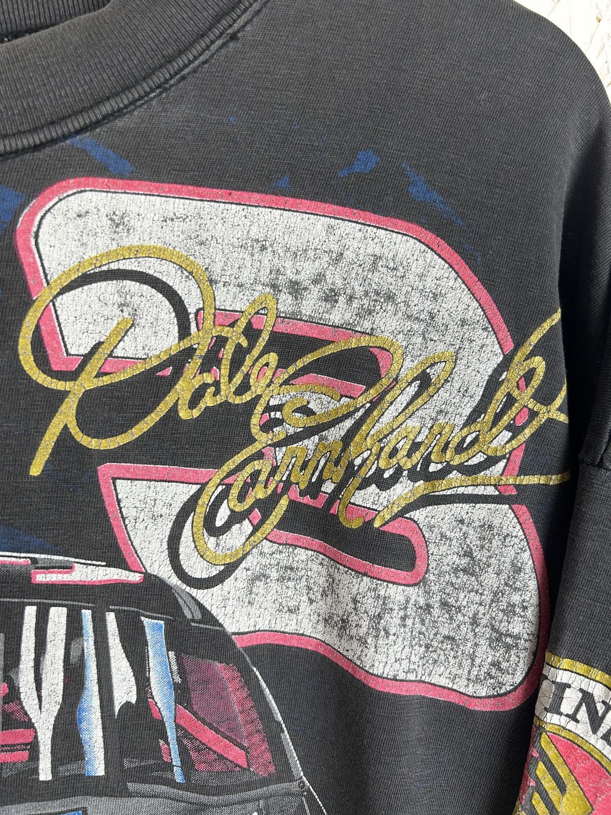 Vintage 90s Nascar 1994 Dale Earnhardt 7 Time Champion AOP T-Shirt L Size US L / EU 52-54 / 3 - 3 Thumbnail