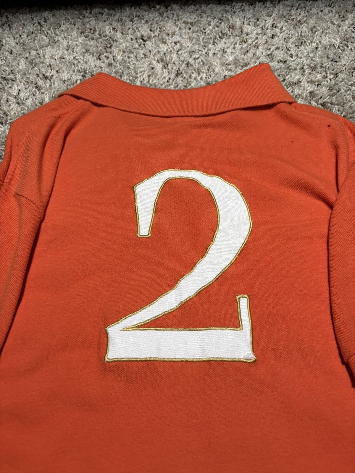 Polo Ralph Lauren Polo Ralph Lauren Blackwatch Polo Orange Tee Size US XL / EU 56 / 4 - 5 Thumbnail