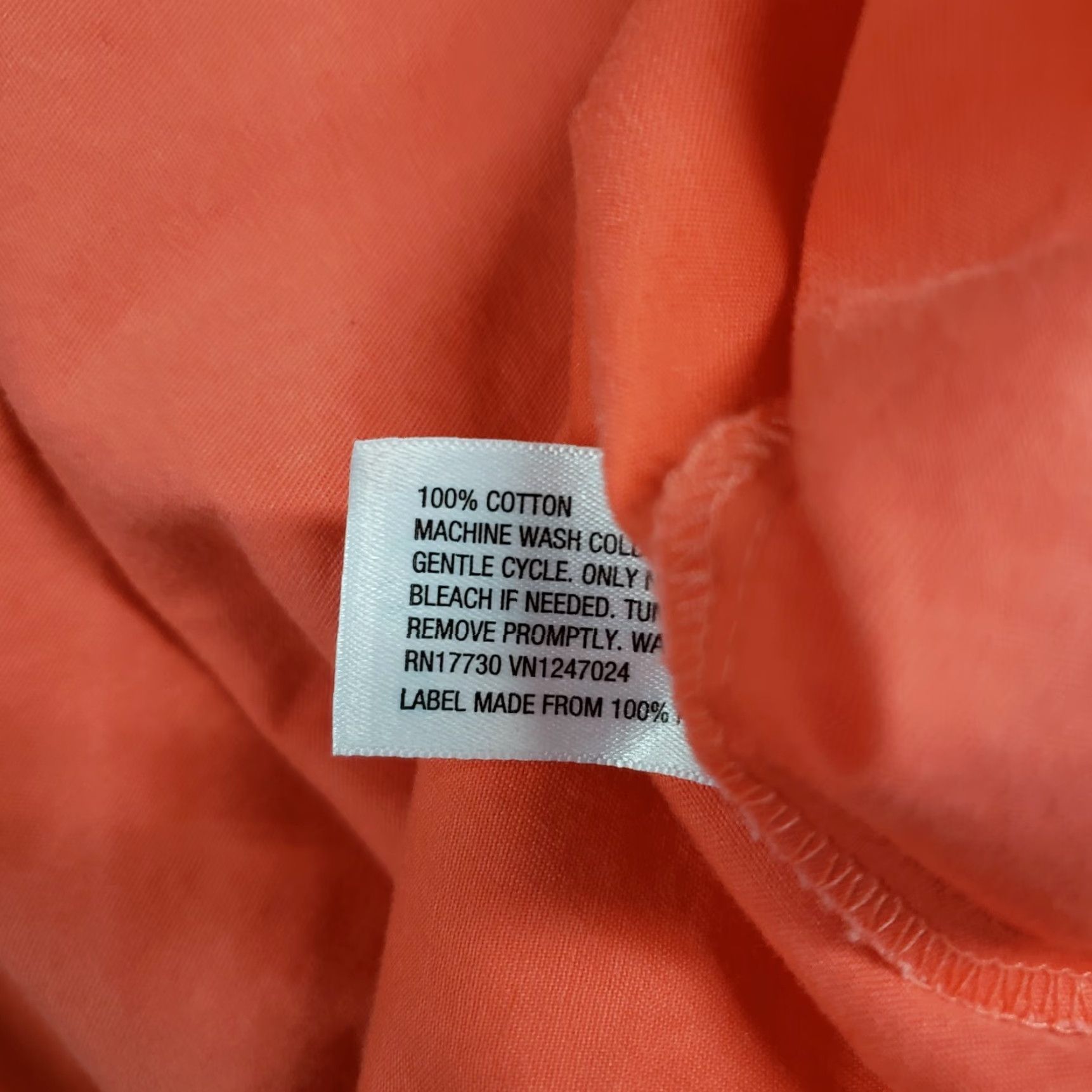 Vintage Ava & Viv Womens Top 1X Pink 3/4 Sleeve Scoop Neck Cotton Blouse Size XL / US 12-14 / IT 48-50 - 5 Thumbnail