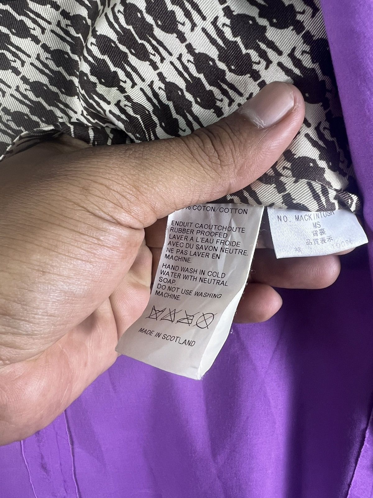Mackintosh 🔥 Mackintosh Scotland Rubber Proofed Size S / US 4 / IT 40 - 7 Thumbnail