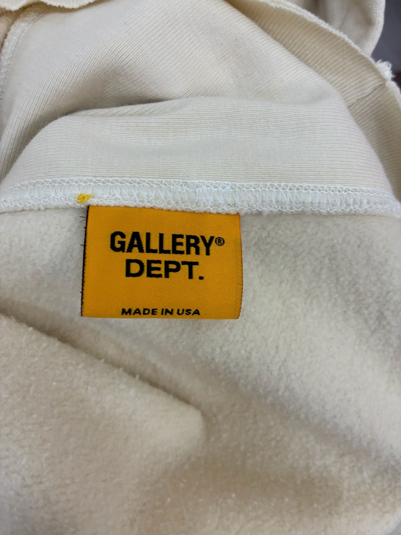 Gallery Dept. Gallery Dept Boxing Hoodie Cream Size US L / EU 52-54 / 3 - 7 Thumbnail