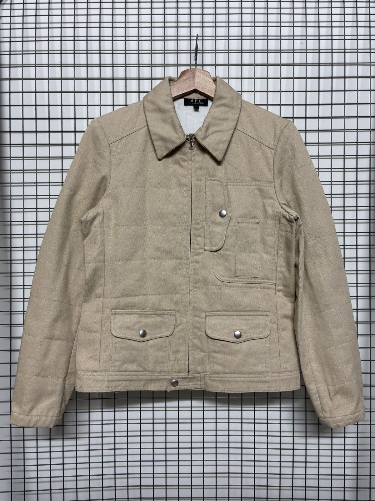 A.P.C. A.P.C River 2001 Zipper Denim Jacket Size US S / EU 44-46 / 1 - 2 Thumbnail