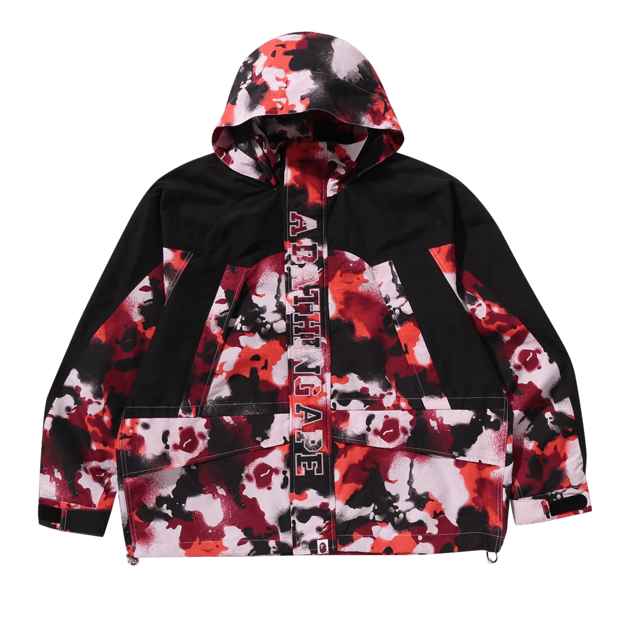 BAPE Map Camo Snowboard Jacket Red