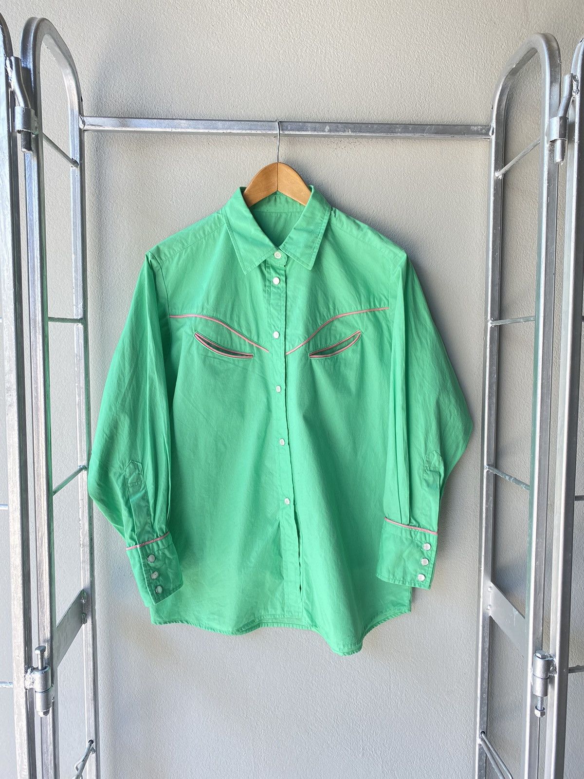 Vintag green western shirt