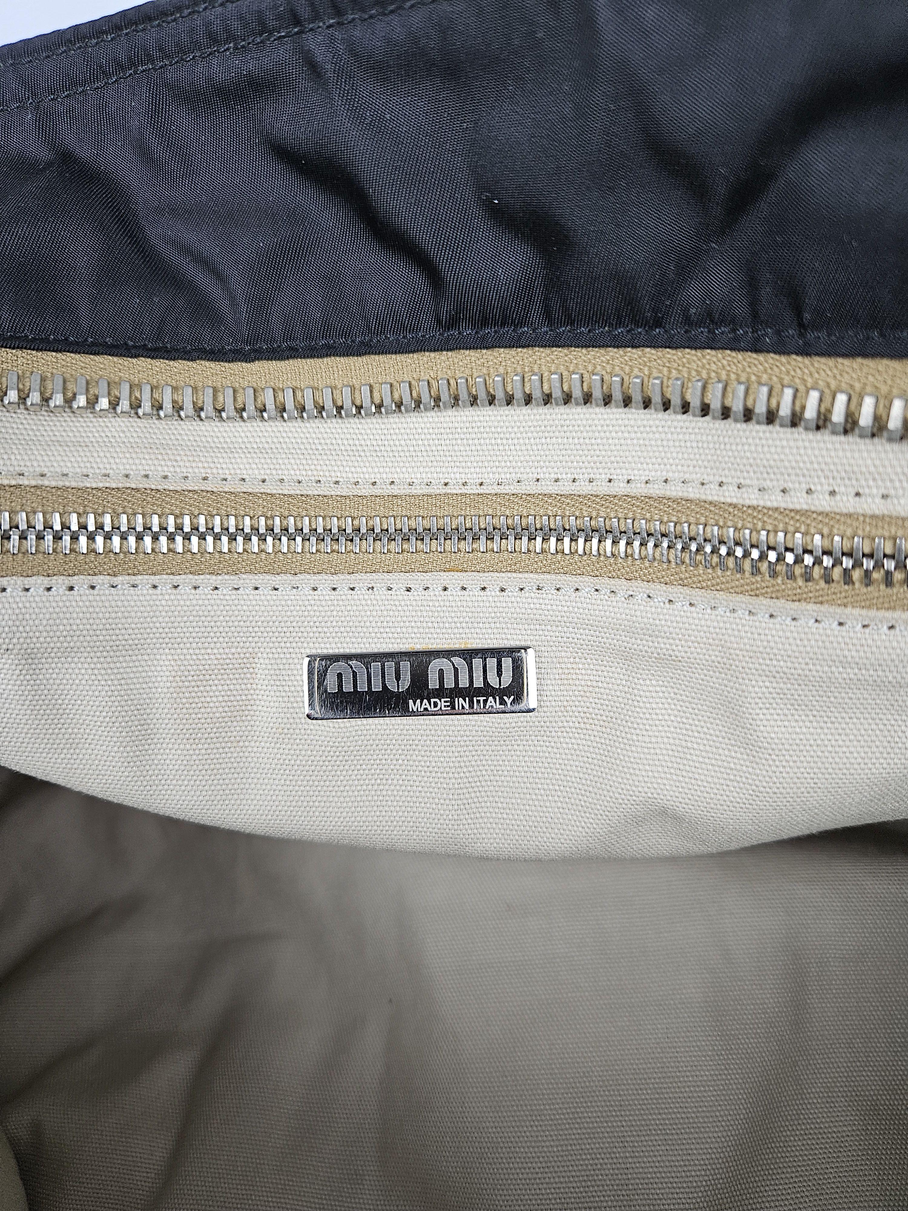 Miu Miu Archive miu miu nylon leather tote bag with cargo pockets Size ONE SIZE - 24 Thumbnail