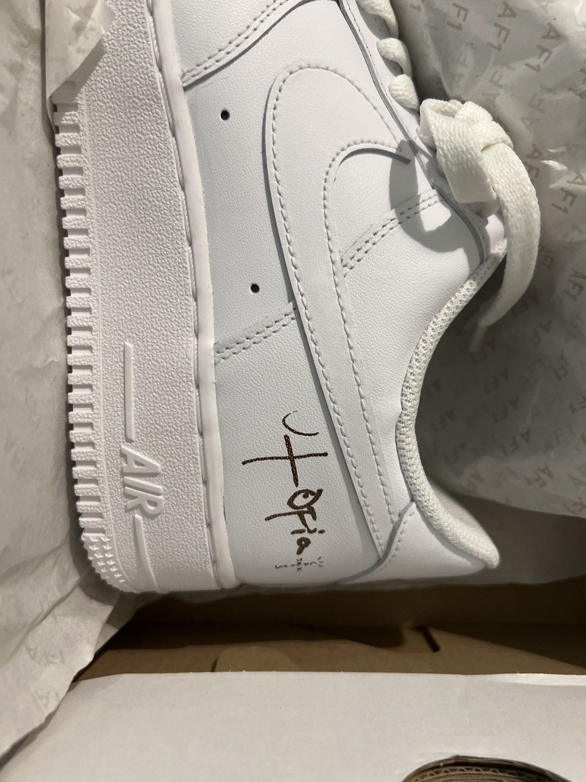 Nike × Travis Scott NIKE x CACTUS JACK AIR FORCE 1 UTOPIA Size US 8 / EU 41 - 5 Thumbnail
