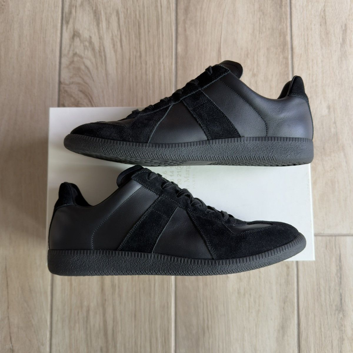 Maison Margiela Replica German Army Trainer GAT Leather Sneakers Size US 10 / EU 43 - 2 Thumbnail