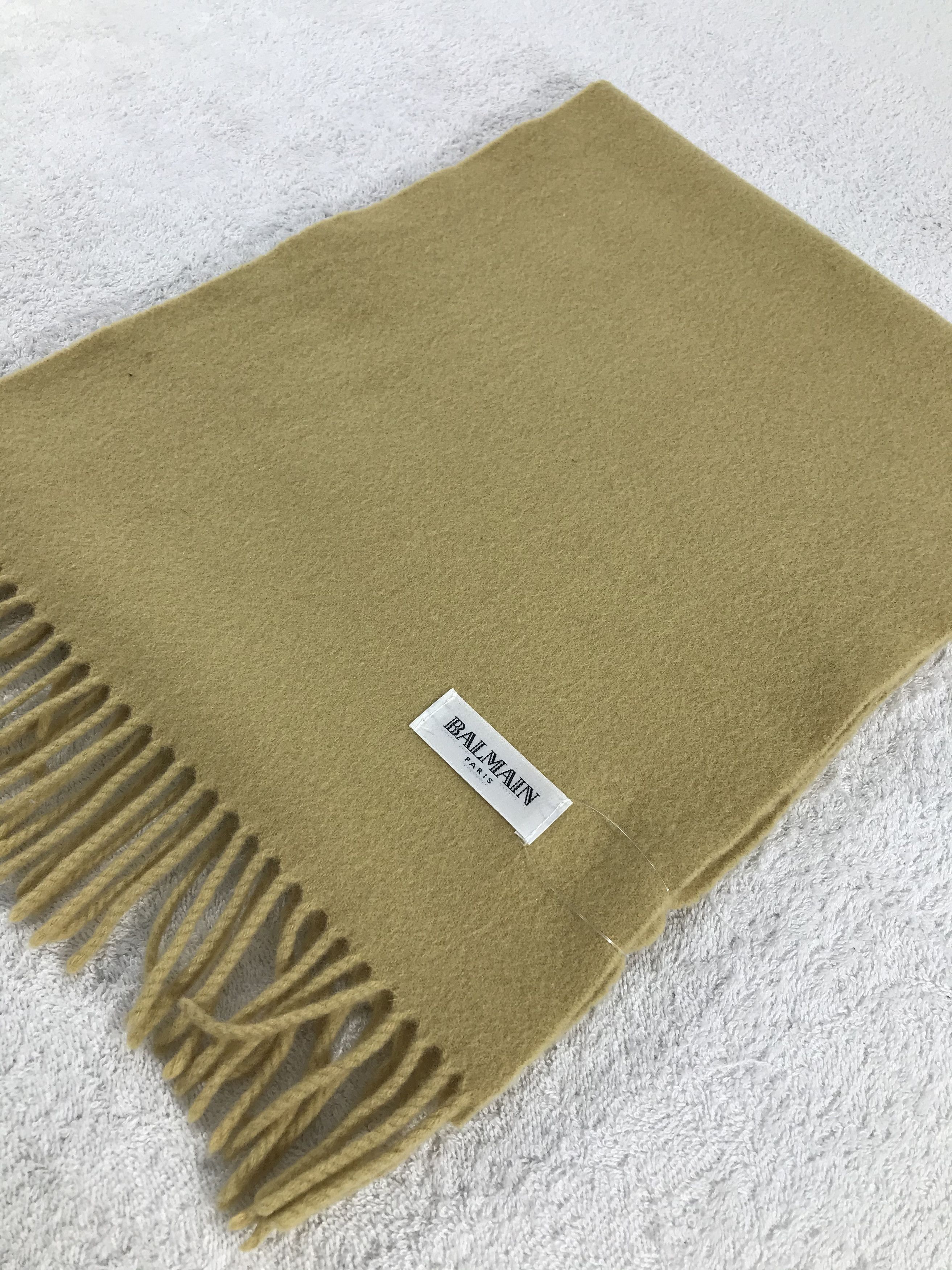 Vintage Balmain Scarf / Muffler / Neckwear - WW1295 Size ONE SIZE - 3 Thumbnail