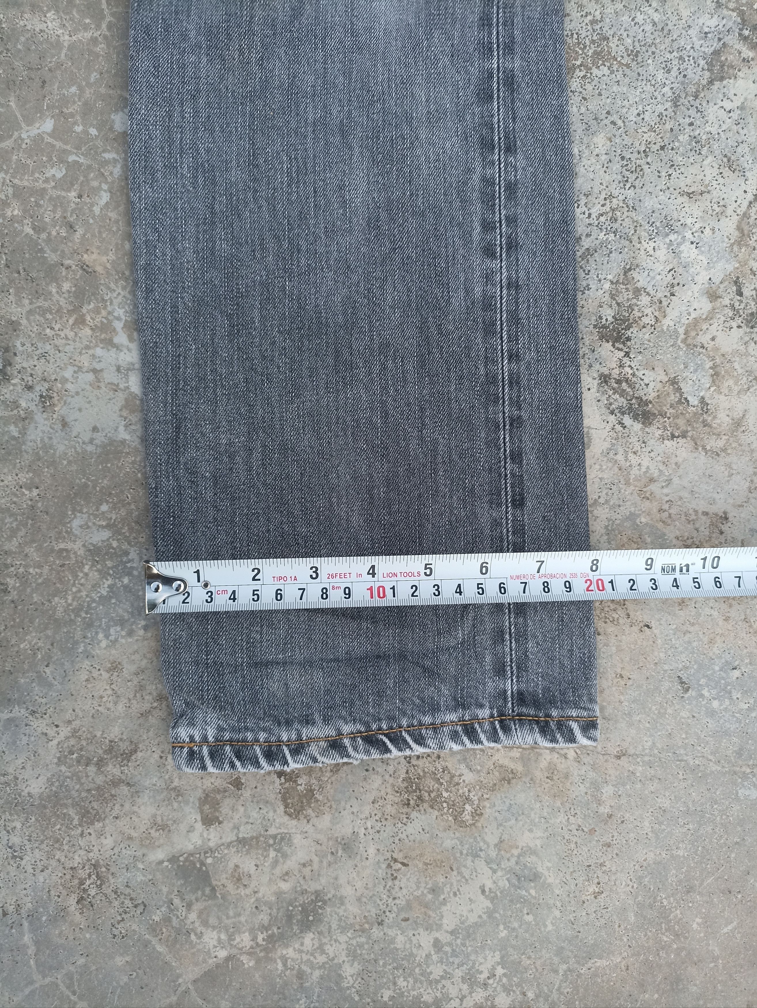 Beauty Beast Vintage Edwin jeans Edwin 505ZX denim washed black faded Size US 30 / EU 46 - 19 Thumbnail