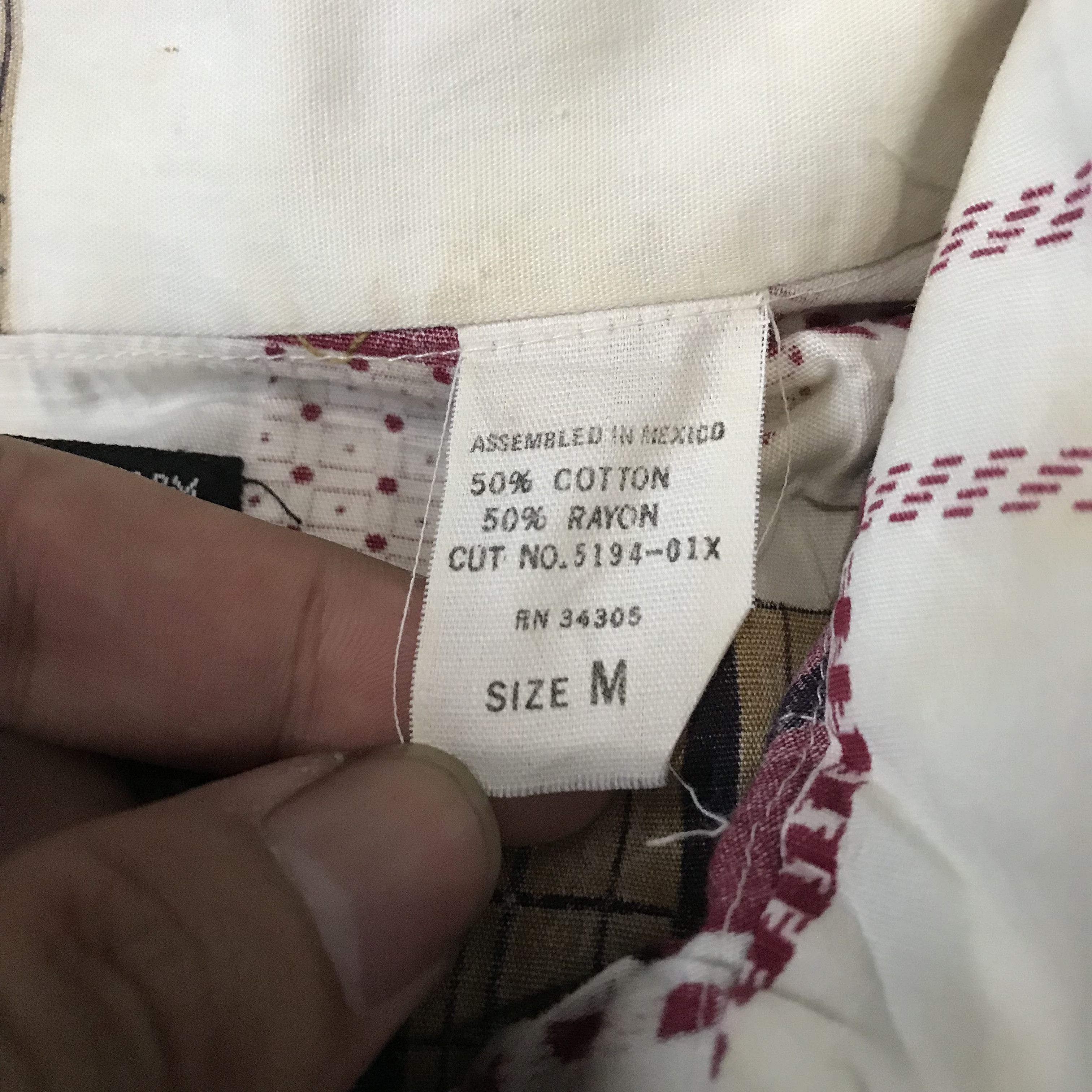 Towncraft Vintage Towncraft Jc penney tapered Non iron patchwork shirt Size US M / EU 48-50 / 2 - 7 Thumbnail
