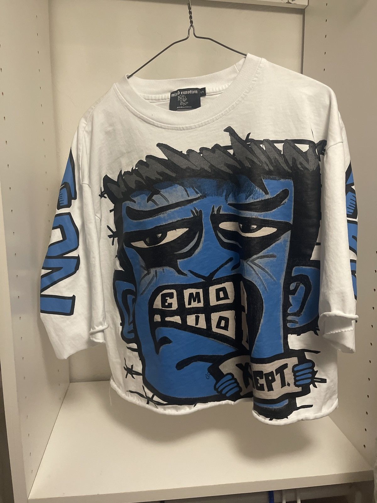 Other Mixed emotion Graphic cropped tee Size US S / EU 44-46 / 1 - 1 Thumbnail