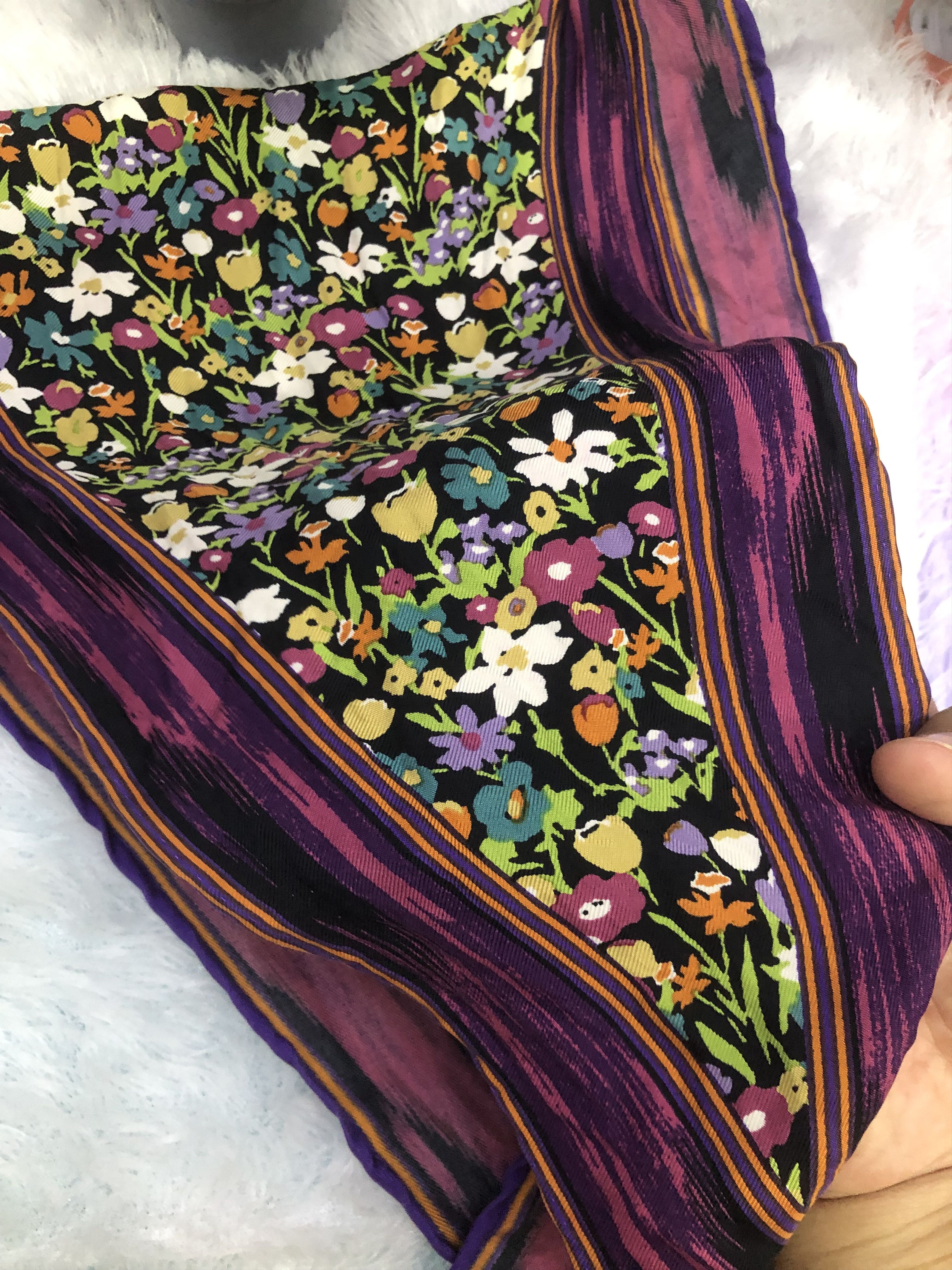 Jim Thompson Jim Thompson Printed Silk Scarf Size ONE SIZE - 5 Thumbnail