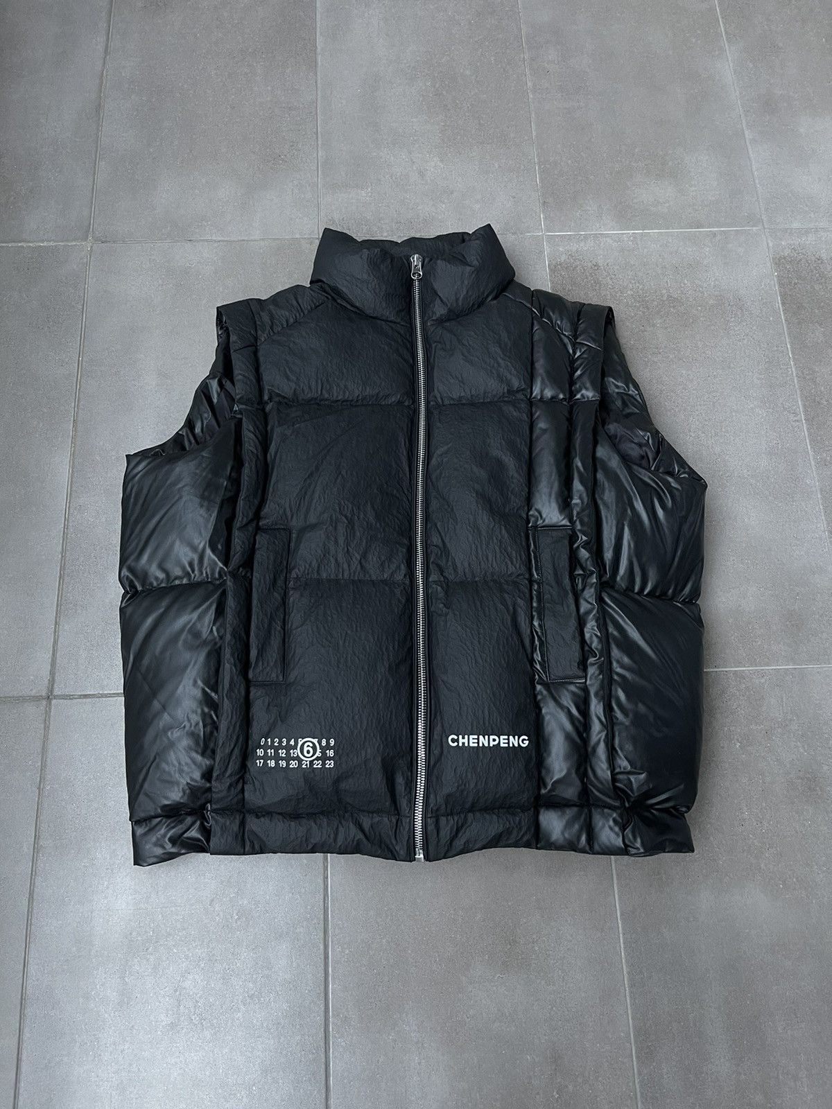 Maison Margiela !DS! AW23 Maison Margiela Chenpeng Black Puffer Gilet Vest Size US M / EU 48-50 / 2 - 8 Thumbnail