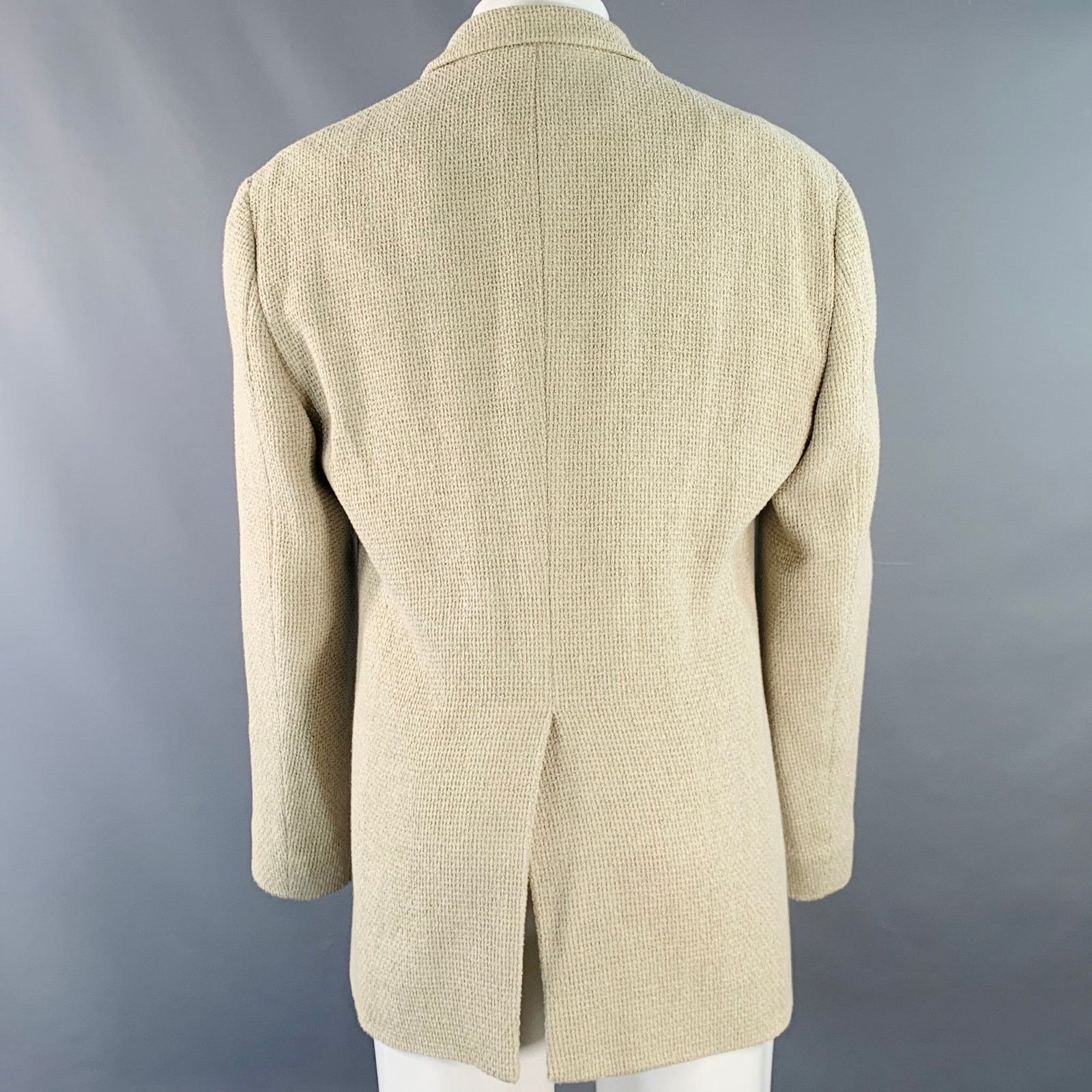 Maison Margiela MAISON MARTIN MARGIELA Woven Cotton Notch Lapel Sport Coat Size 40R - 5 Thumbnail