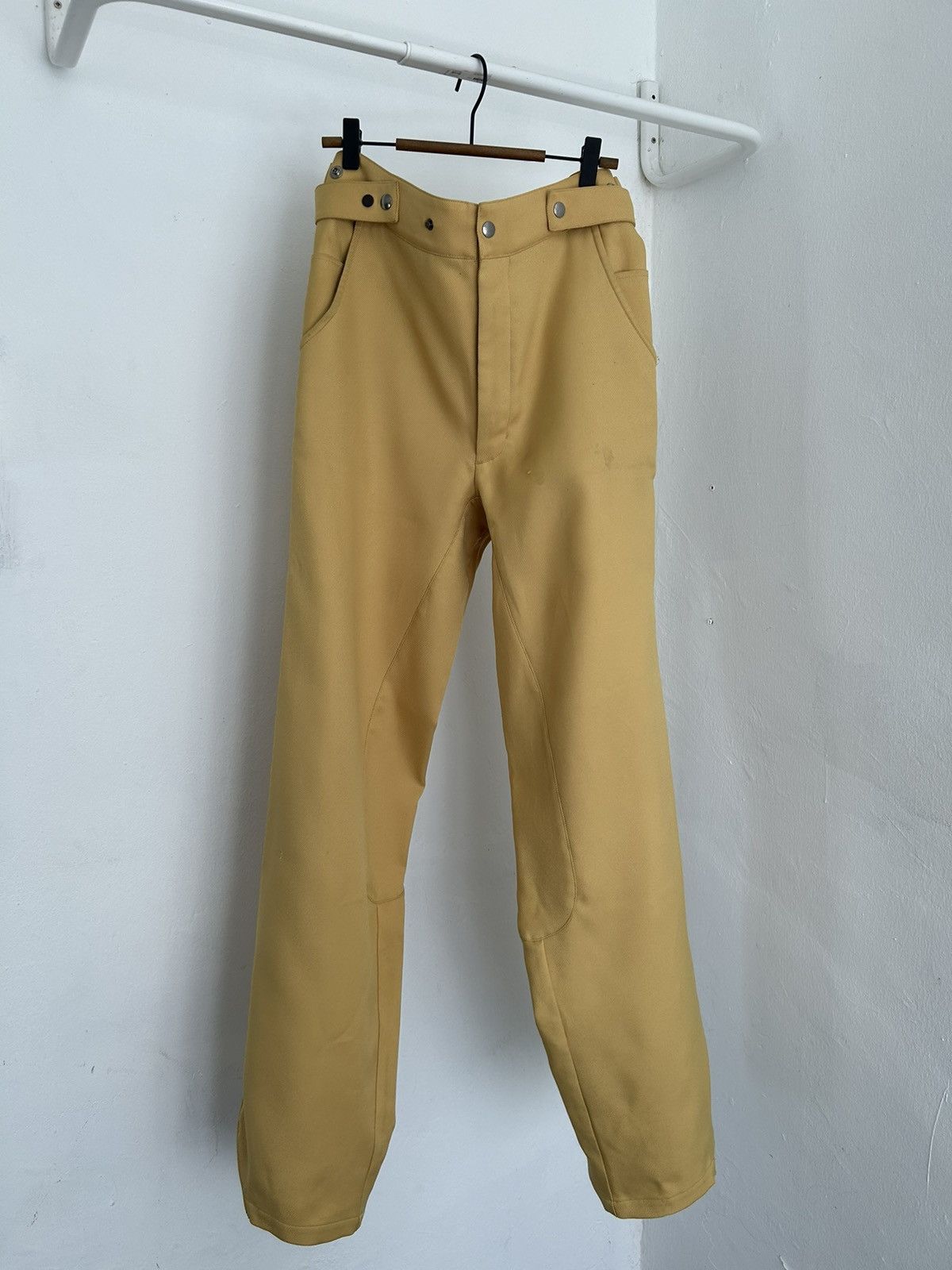 Kiko Kostadinov Ss19 tajima yellow utility trousers Size US 30 / EU 46 - 3 Thumbnail