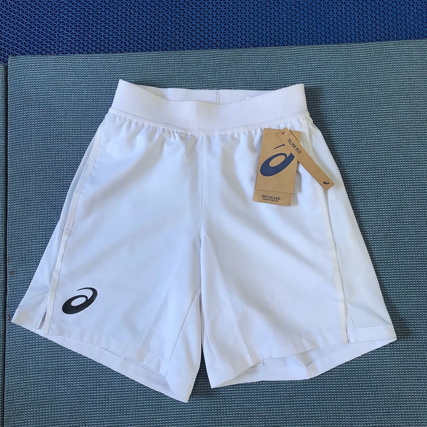 Asics Asics Men Match 7in Short White Tennis Padel Sports Shorts Size US 31 - 1 Thumbnail