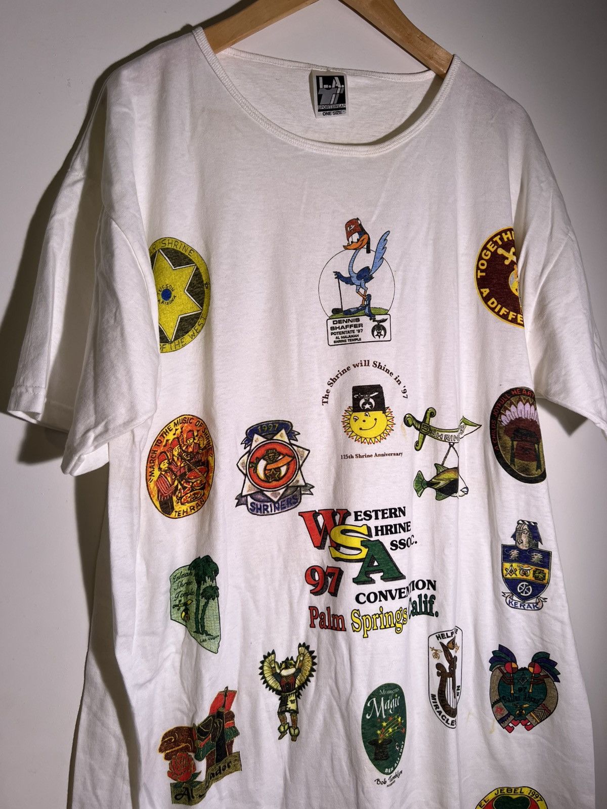 Vintage 90’s VTG Vintage Palm Springs Muslim WSA Convention T Shirt Size US XXL / EU 58 / 5 - 3 Thumbnail