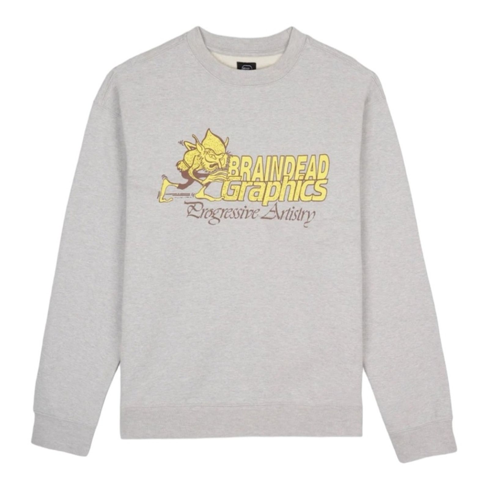Brain Dead Brain Dead PROGRESSIVE ARTISTRY CREWNECK SWEATSHIRT GREY MED Size US M / EU 48-50 / 2 - 1 Thumbnail