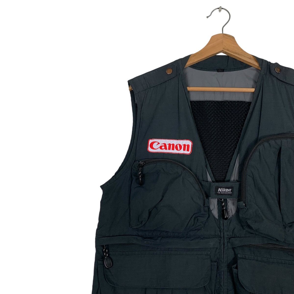 Canon Vintage Nikon Vest Canon Patches Logo #1264-C57 Size US M / EU 48-50 / 2 - 6 Thumbnail