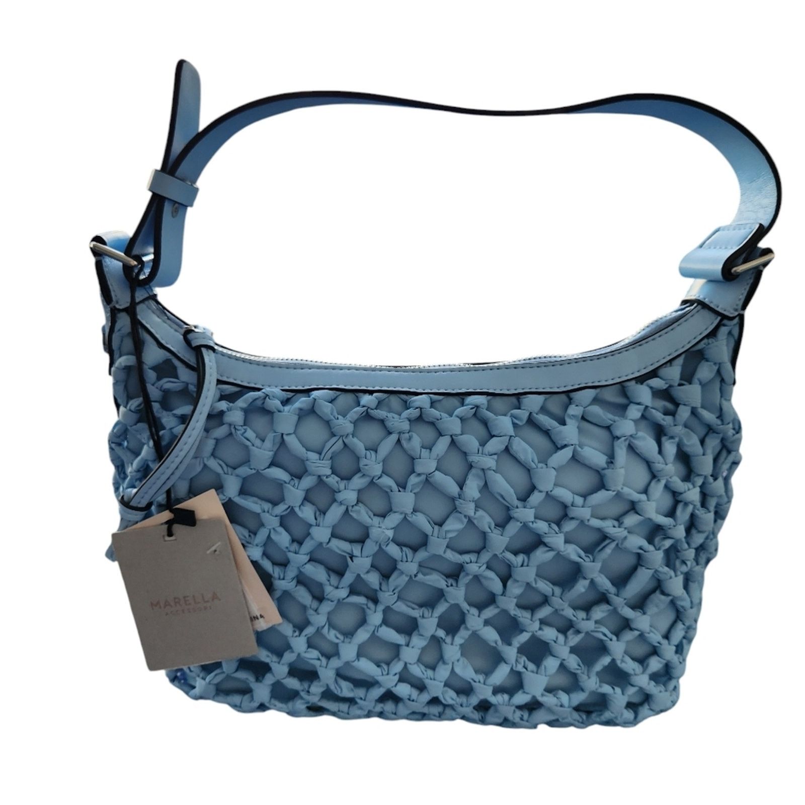 Marella MARELLA MaxMara Shoulder Bag Light Blue Size ONE SIZE - 1 Thumbnail