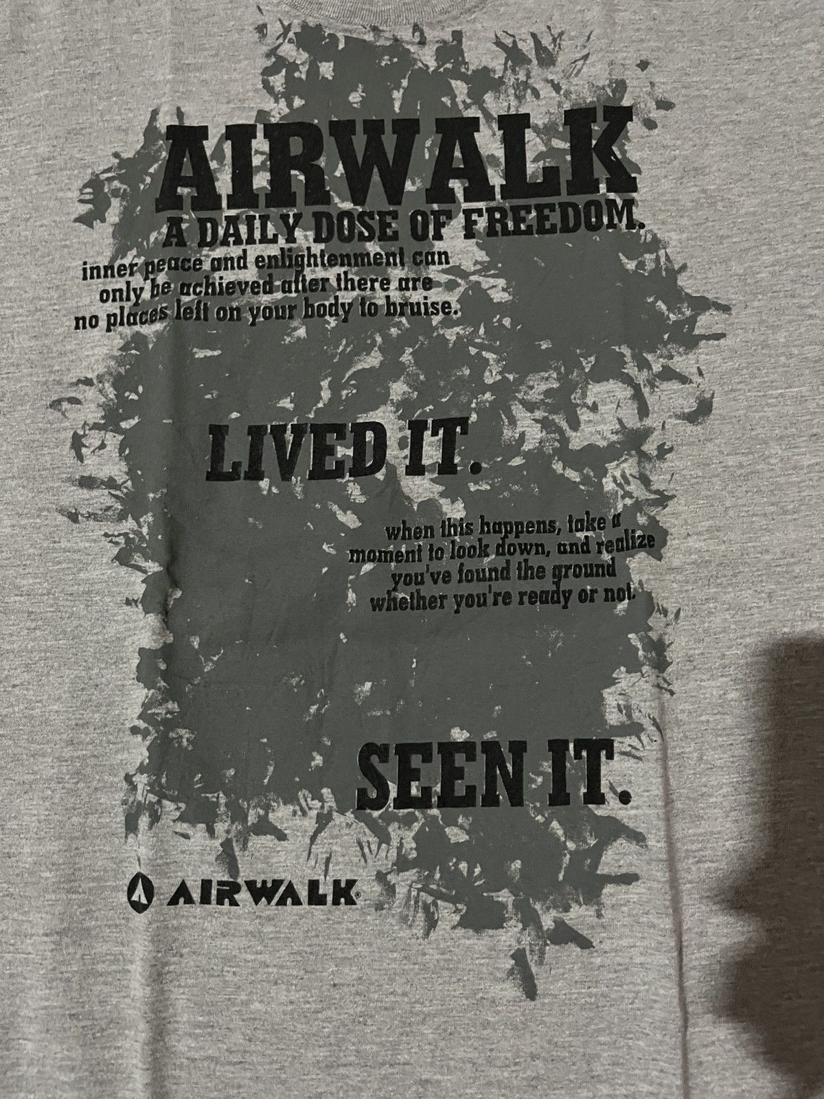 Airwalk Airwalk A Daily Dose Of Freedom Poem Longsleve Tee Size US XXL / EU 58 / 5 - 3 Thumbnail