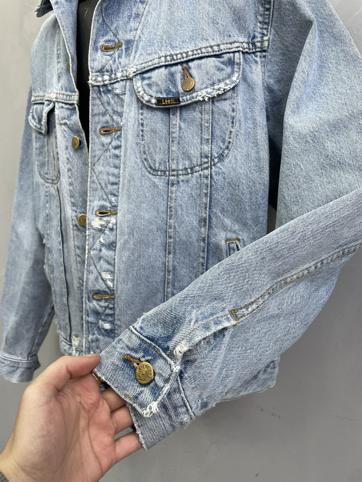 Lee Lee Classic Washed faded Jacket Oversized Vintage 90s Size US L / EU 52-54 / 3 - 7 Thumbnail