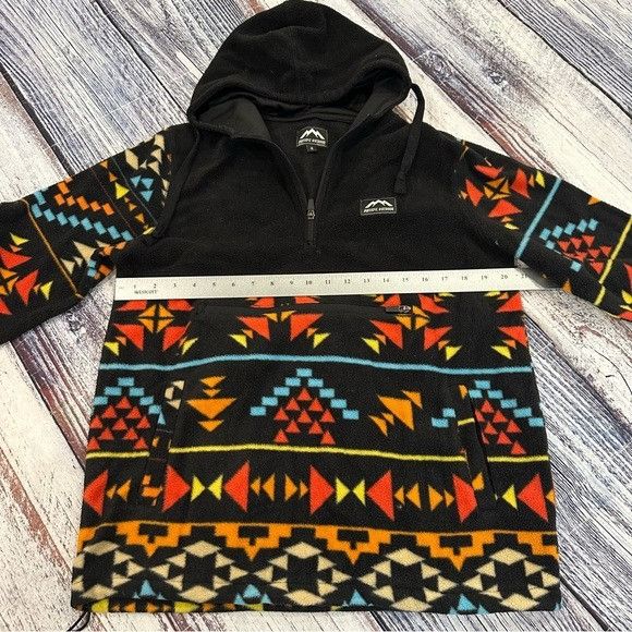 Other Massive Outdoor Geometric Multicolor Print Fleece Black Hood Size US S / EU 44-46 / 1 - 7 Thumbnail