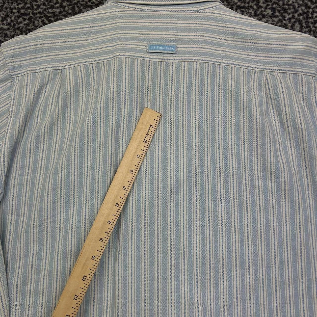 U.S. Polo Assn. U.S. Polo Assn. Button Down Shirt Men Blue Striped Cotton M Size US M / EU 48-50 / 2 - 8 Thumbnail