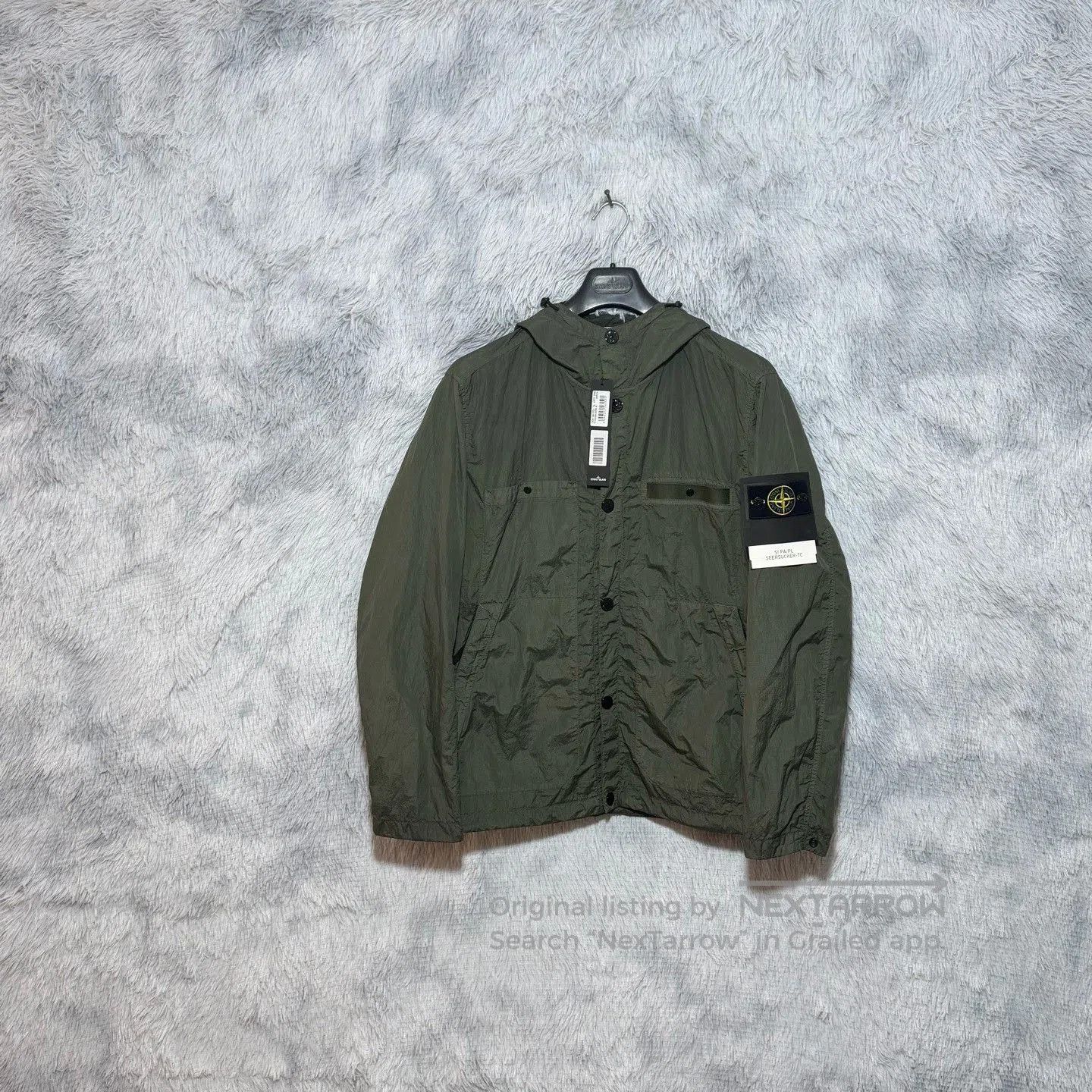 Stone Island Stone Island Metal Nylon Hooded Jacket. Size US XL / EU 56 / 4 - 1 Thumbnail