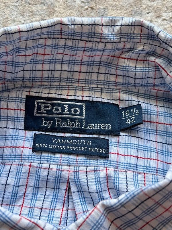 Polo Ralph Lauren Polo Ralph Lauren Sz 16 1/2 Checked Shirt Small Pony Size US L / EU 52-54 / 3 - 5 Thumbnail