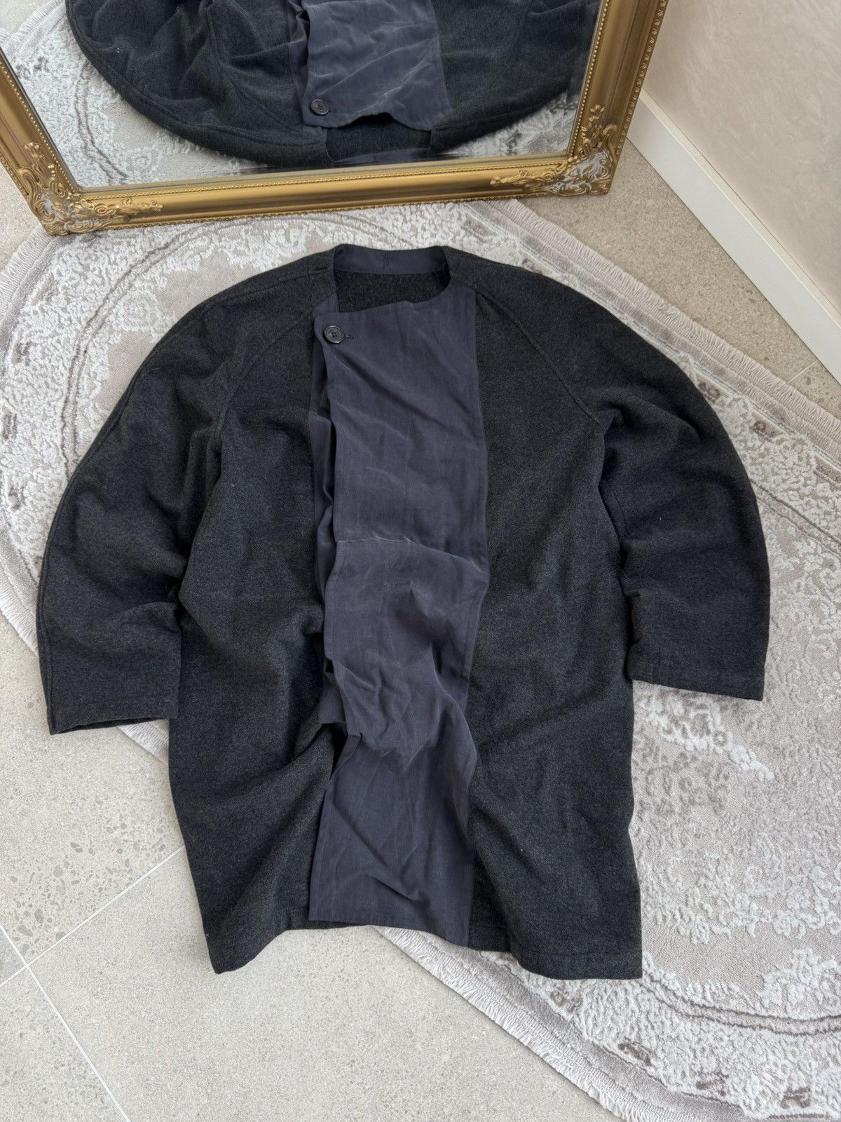Japanese Brand Avant Garde Japanese coat asymmetry jacket Y2K Size US M / EU 48-50 / 2 - 1 Thumbnail