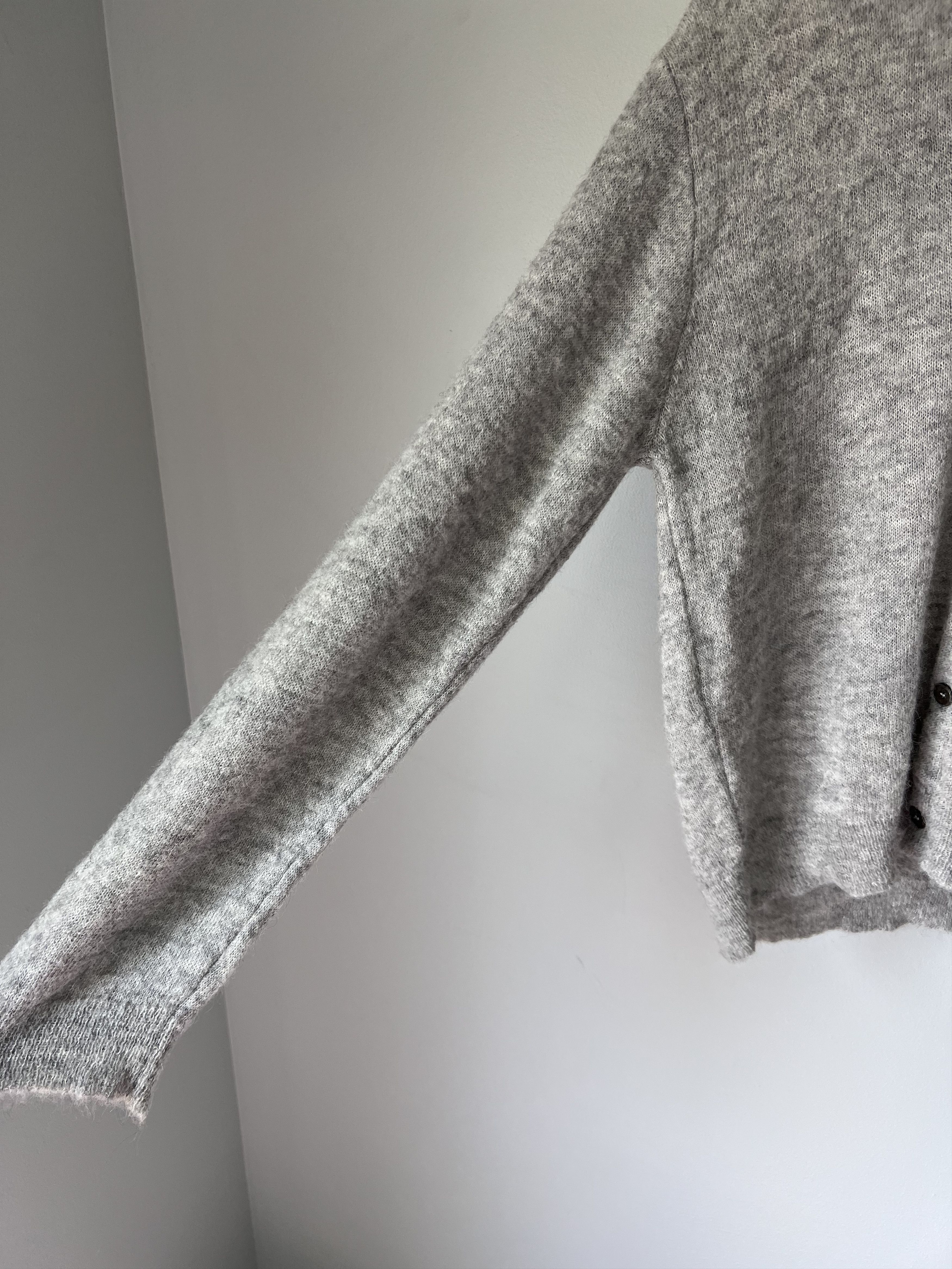 Our Legacy Our Legacy Evening Polo in Dust Melange Fuzzy Alpaca Size US L / EU 52-54 / 3 - 4 Thumbnail