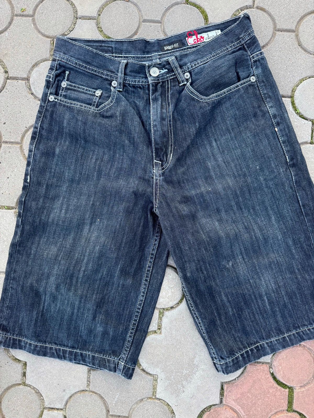 Ecko Unltd. Ecko Unlimited Baggy Y2K Denim Shorts Jorts USA Size US 32 / EU 48 - 4 Thumbnail