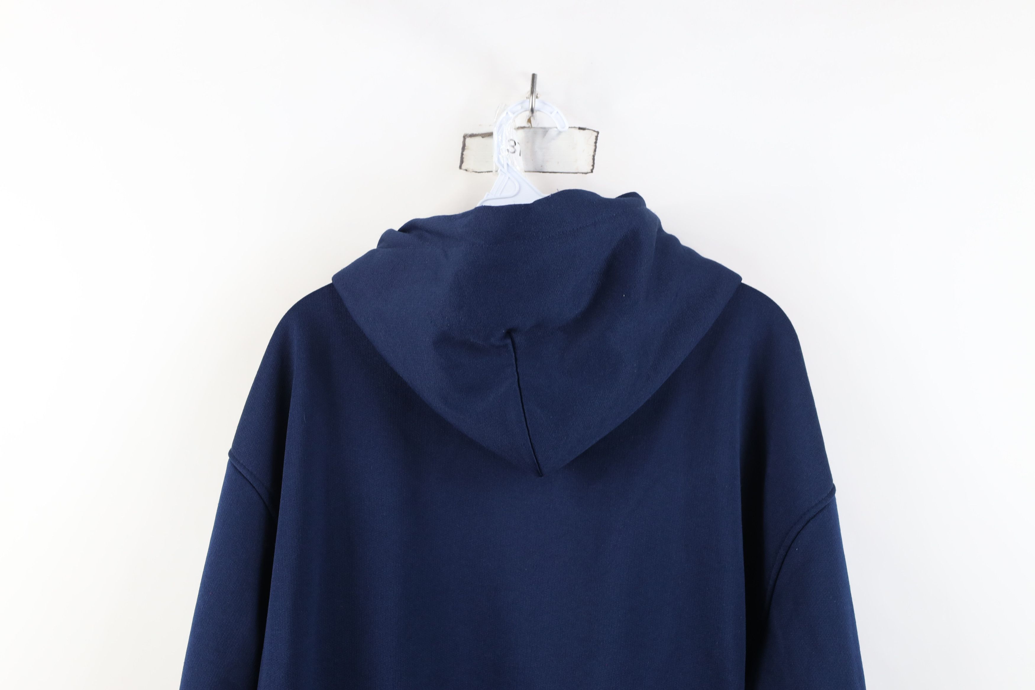 Vintage Vintage 90s Streetwear Waffle Knit Lined Full Zip Hoodie Size US L / EU 52-54 / 3 - 12 Thumbnail