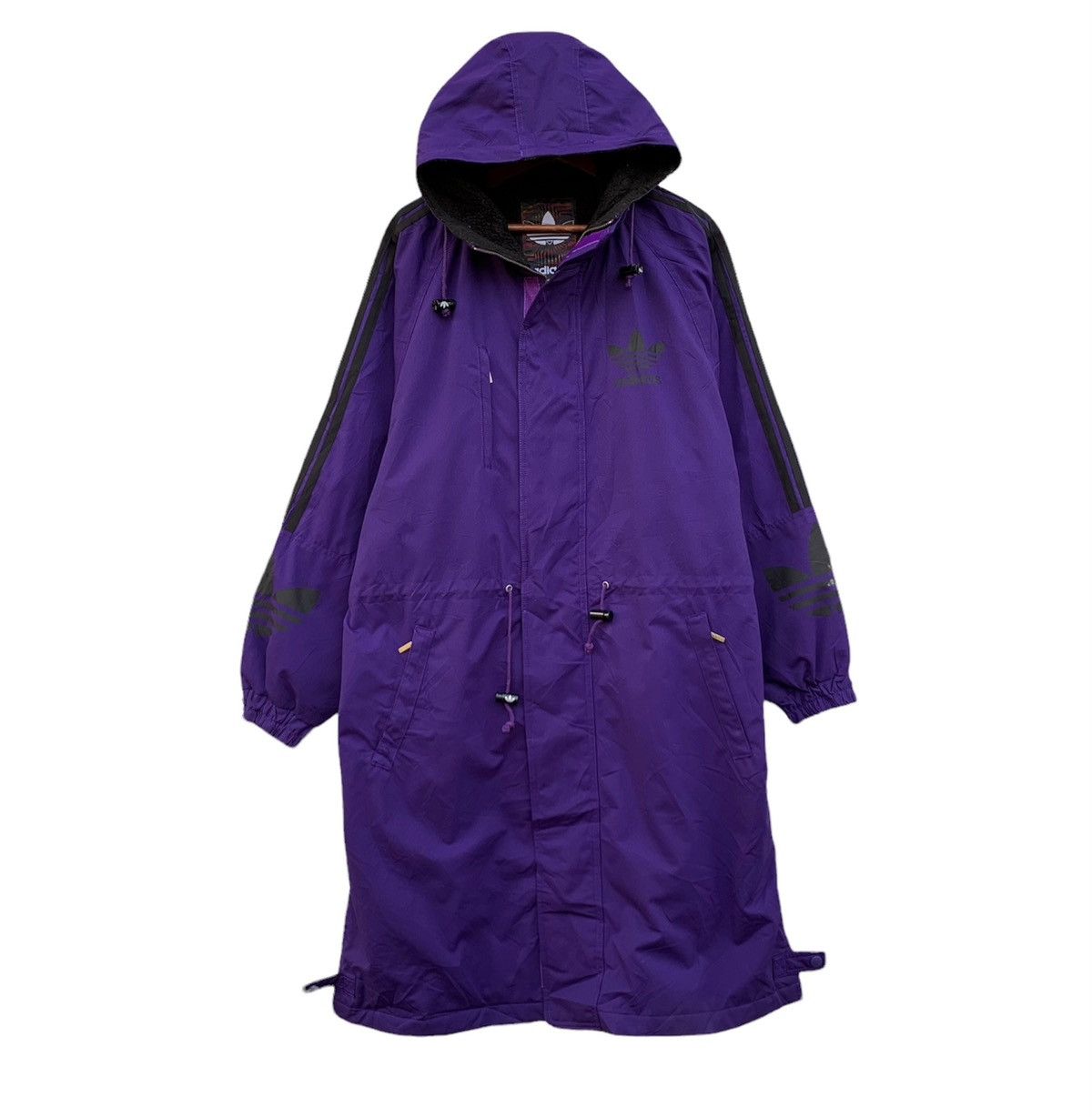 Adidas Rare! 94/95 F/W Sample Vintage Adidas Long Jacket Big Logo Size US XL / EU 56 / 4 - 3 Thumbnail